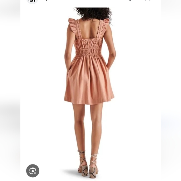Steve Madden Hermony Pintuck Peach  Minidress Sz Small - Picture 5 of 7